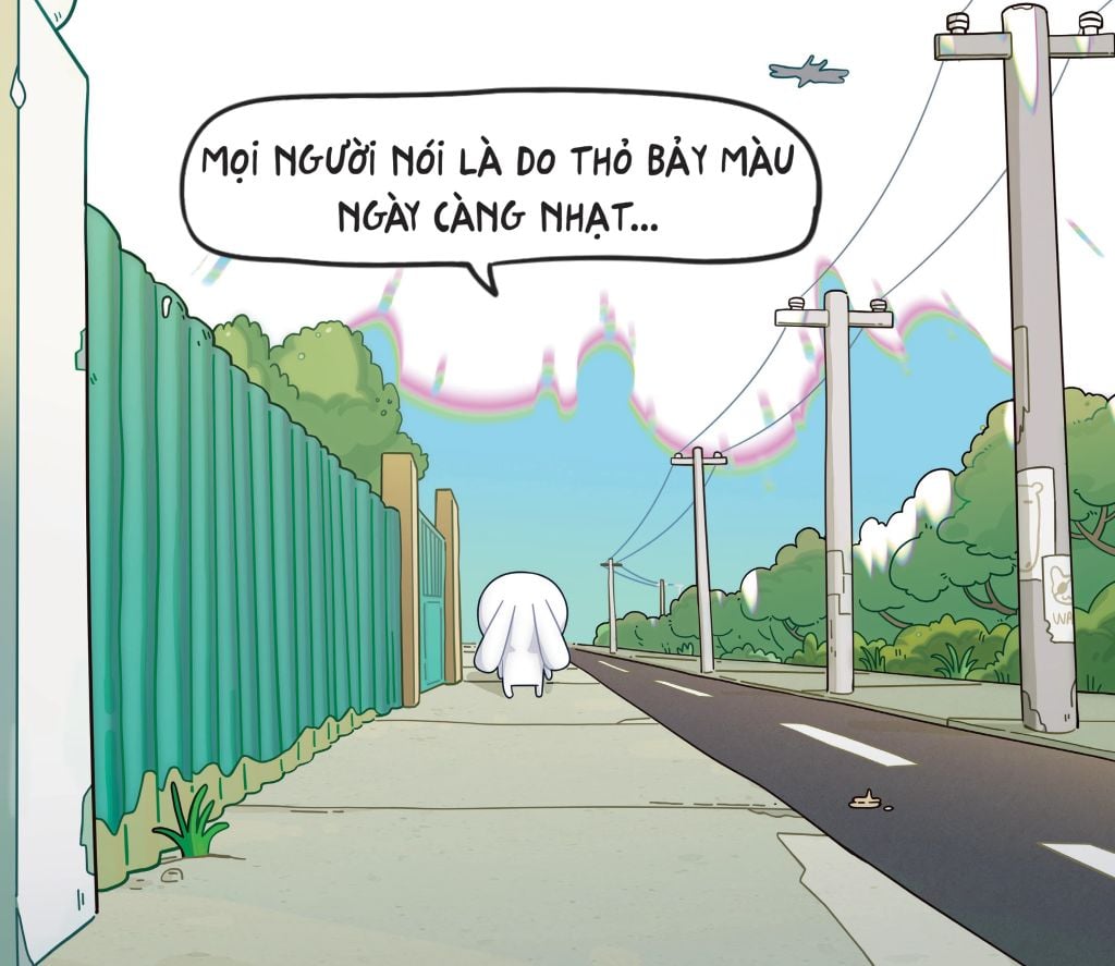 Sách Tô Màu-Thỏ Bảy Màu Trong Thế Giới Bay Màu