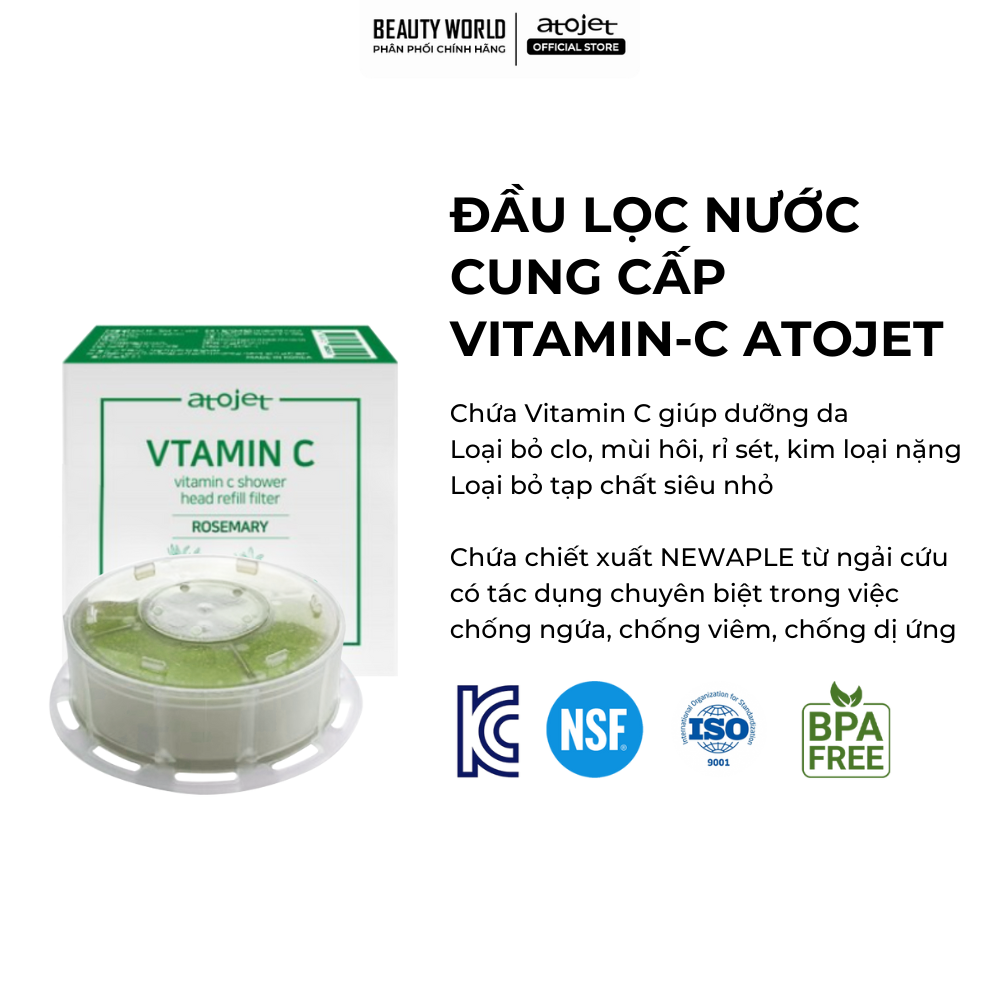 Đầu Lọc Nước- Vitamin Head Filter (Beautyworld)