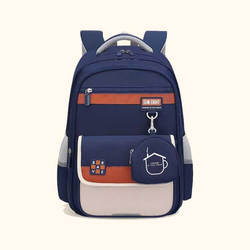 Sun Eight - Ba Lô Cấp 1 17inch Blue Black 22332 (Giao mẫu ngẫu nhiên)