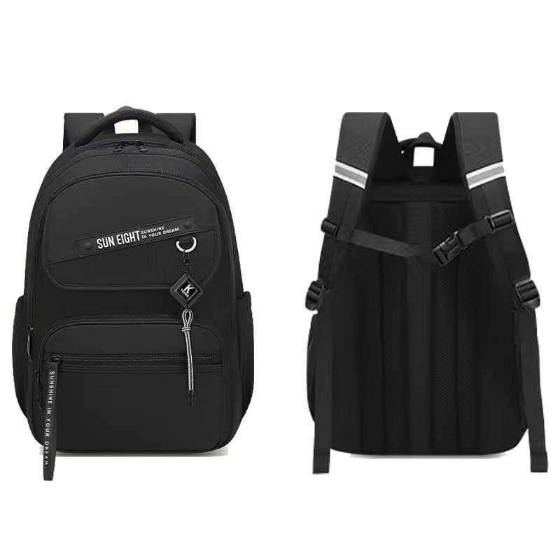 Sun Eight - Ba Lô Cấp 2 18.5inch Black 8657
