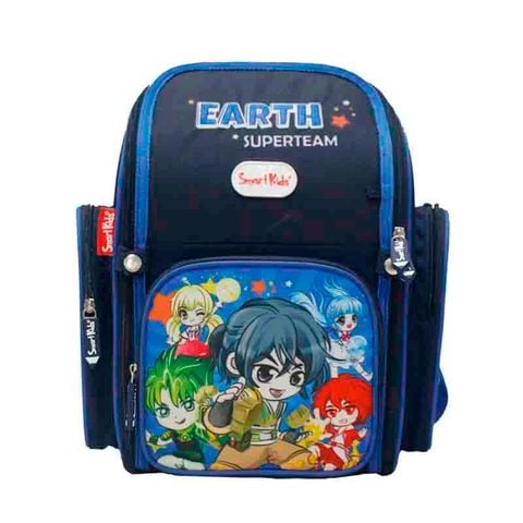 Ba Lô Chống Gù Super Team-Earth B-013 - Xanh Đen