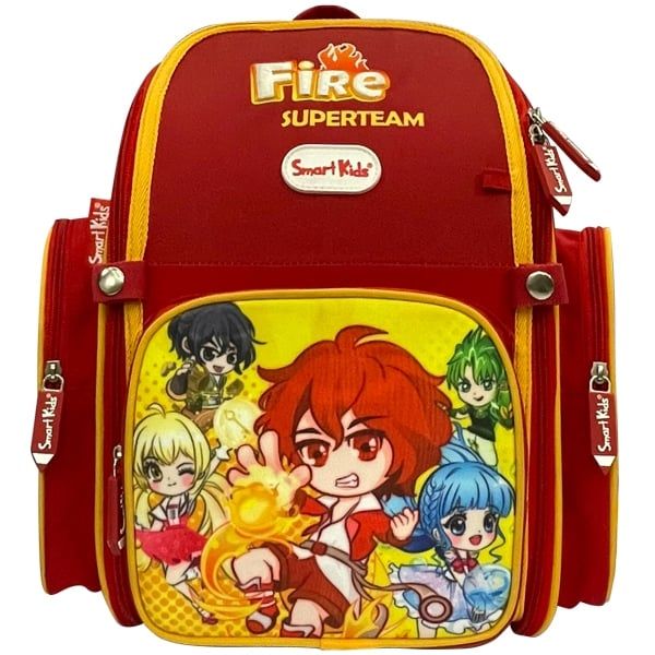 Ba Lô Chống Gù Super Team-Fire B-012 - Đỏ