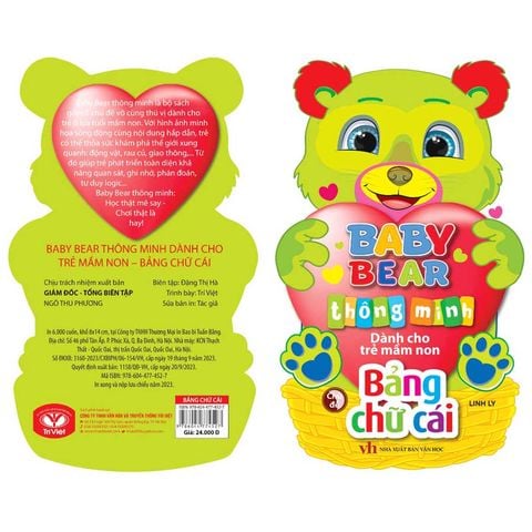 Baby Bear Thông Minh Dành Cho Trẻ Mầm Non - Bảng Chữ Cái