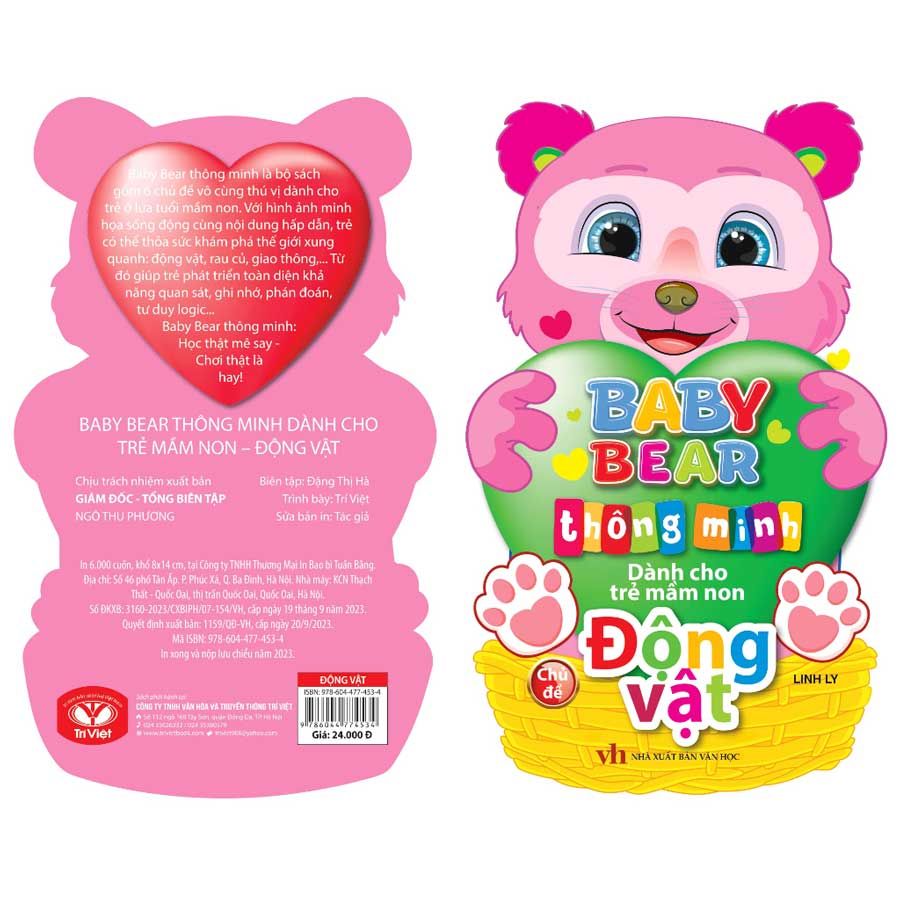 Baby Bear Thông Minh Dành Cho Trẻ Mầm Non - Động Vật