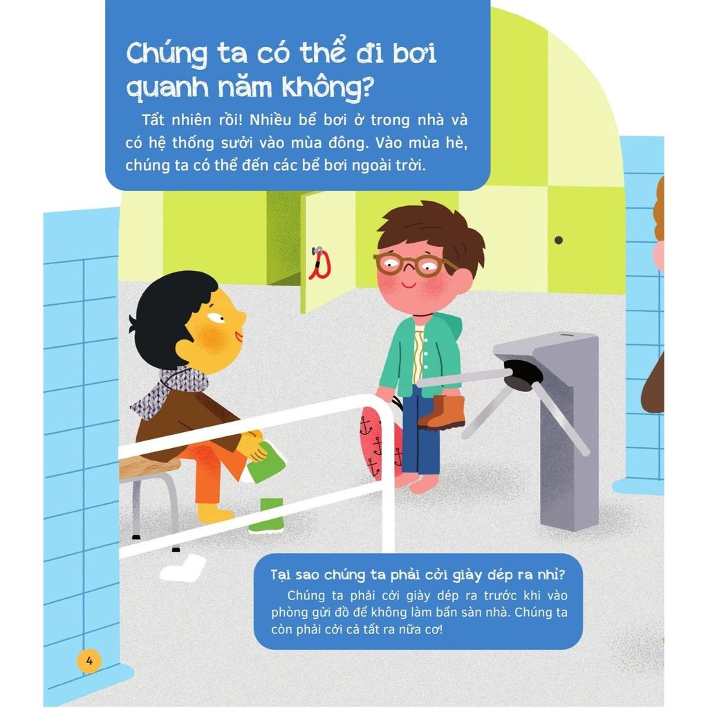 Bách Khoa Thư Đầu Đời Cho Bé - Hoạt Động Ở Bể Bơi