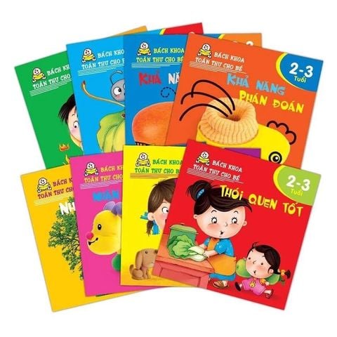 Bách Khoa Toàn Thư Cho Bé 2-3 Tuổi (Bộ 8 cuốn) (Tái bản năm 2022)