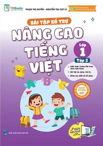Bài Tập Bổ Trợ Nâng Cao Tiếng Việt Lớp 1 - Tập 2