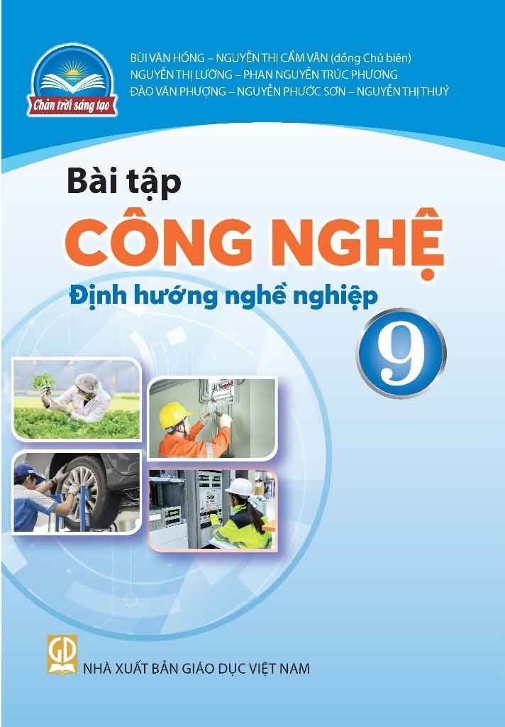 Sách Giáo Khoa Bài Tập Công Nghệ Lớp 9 - Định Hướng Nghề Nghiệp - Bộ Chân Trời Sáng Tạo