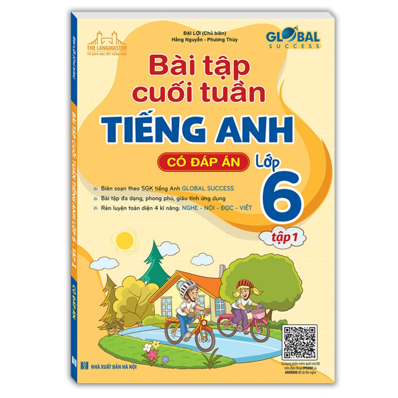 Bài Tập Cuối Tuần Tiếng Anh 6/1 Có Đáp Án-Global Success