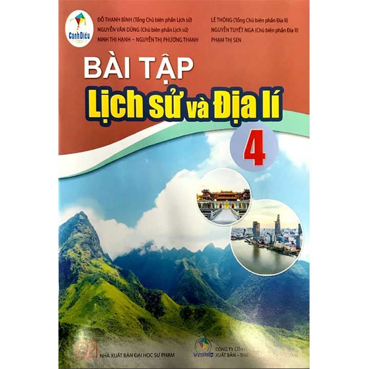 Sách Giáo Khoa Bài Tập Lịch Sử Và Địa Lí Lớp 4 - Bộ Cánh Diều