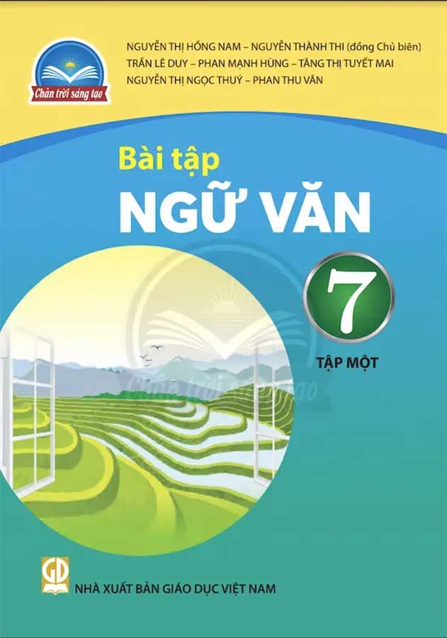 Sách Giáo Khoa Bài Tập Ngữ Văn Lớp 7 Tập 1 - Bộ Chân Trời Sáng Tạo