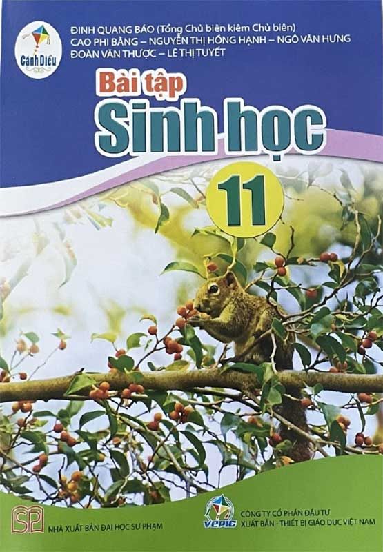 Sách Giáo Khoa Bài Tập Sinh Học Lớp 11 - Bộ Cánh Diều