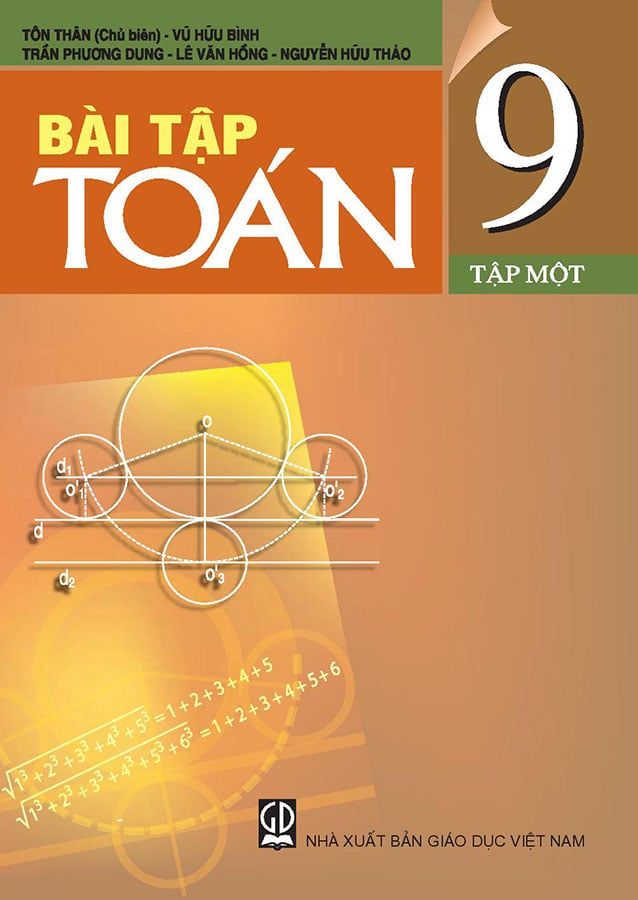 Sách Giáo Khoa Bài tập Toán Lớp 9 Tập 1