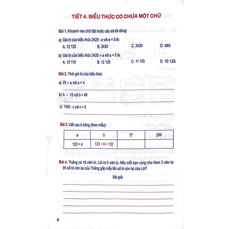 Bài Tập Toán Nâng Cao Lớp 4