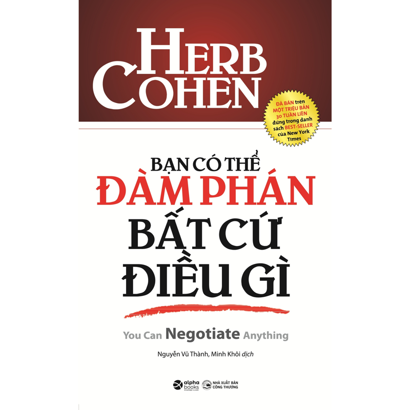 Bạn Có Thể Đàm Phán Bất Cứ Điều G Ì(tb2026)