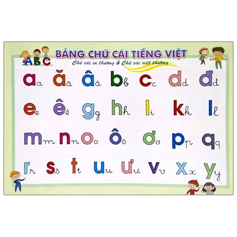 Bảng Chữ Cái Tiếng Việt Và Số Đếm Từ 1 Tới 100