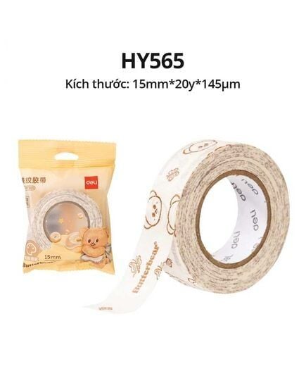 Băng Dính Giấy Deli HY565