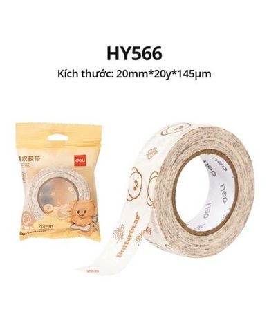 Băng Dính Giấy Deli HY566