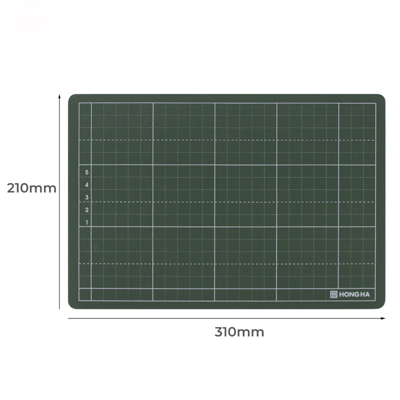 Hồng Hà - Bảng Gỗ Tách Gộp 3590 (5 Ô Ly) 31x21cm