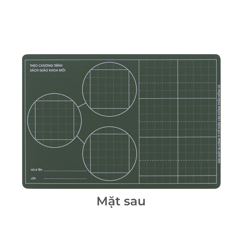 Hồng Hà - Bảng Gỗ Tách Gộp 3590 (5 Ô Ly) 31x21cm