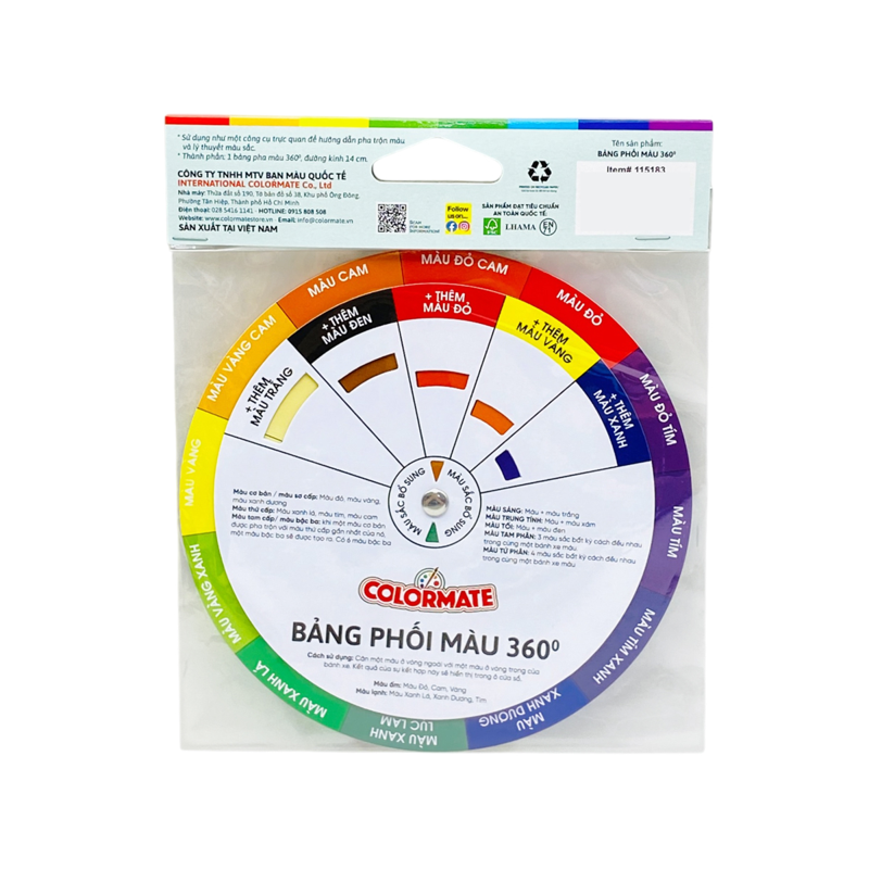 Colormate - Bảng Phối Màu Tròn 115183