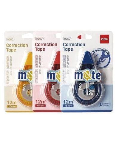 Băng Xóa Deli 12m EH360