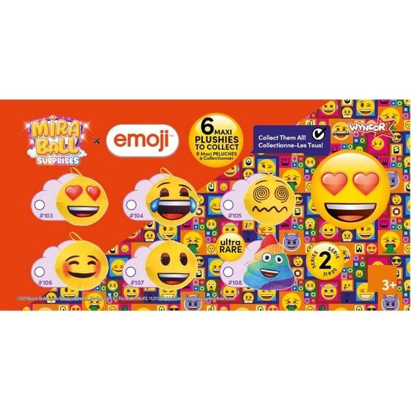 Miraball Surprises Banh Miraball Thú Bông Hình Emoji M14445 (Mẫu Ngẫu Nhiên)