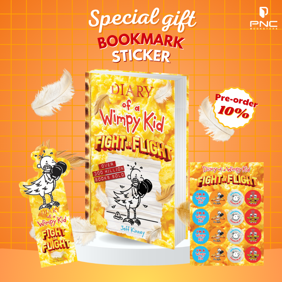 [PRE-ORDER, Gift: Bookmark & Sticker] Diary Of A Wimpy Kid 21: Fight Or Flight - US Edition (Dự Kiến Phát Hành 20.10.2026)