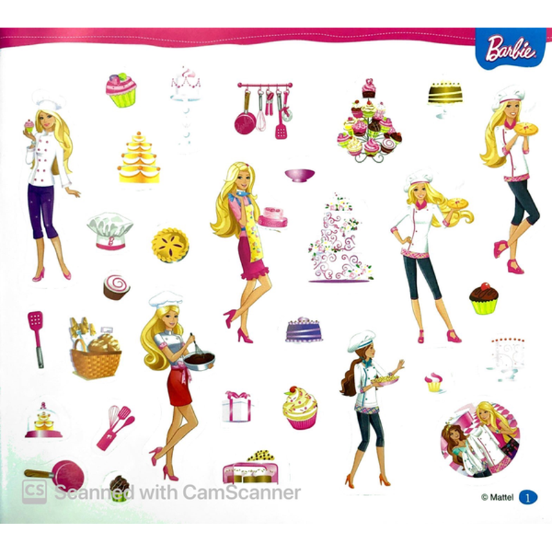 Barbie - Bộ Sách Dán Hình - Cuộc Sống Nhiều Niềm Vui T1