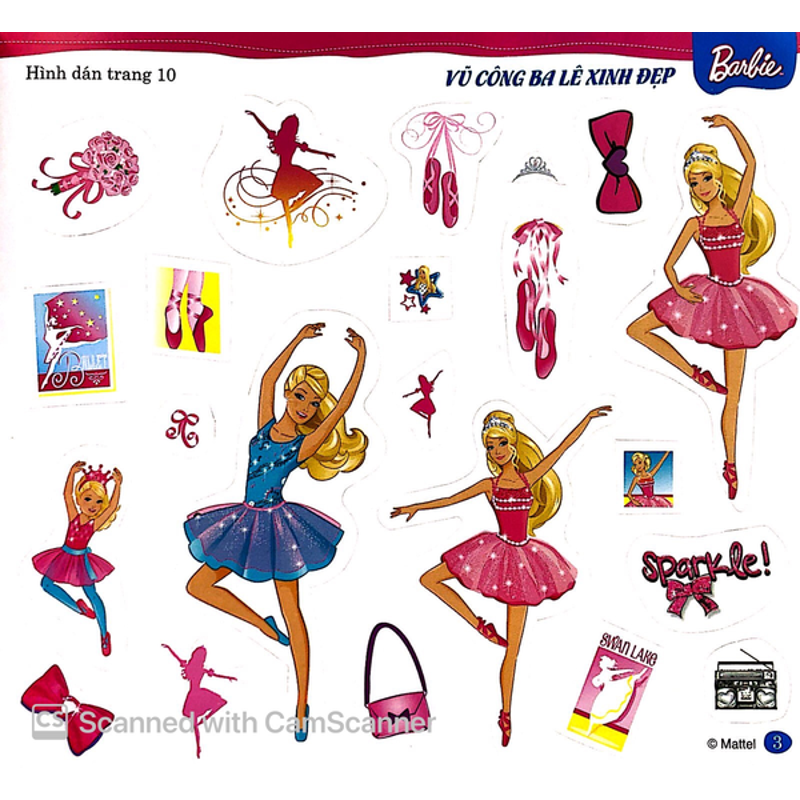 Barbie - Bộ Sách Dán Hình - Cuộc Sống Nhiều Niềm Vui T1