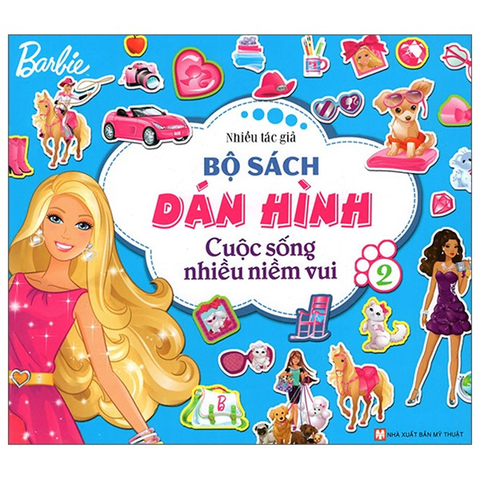 Barbie-Bộ Sách Dán Hình-Cuộc Sống Nhiều Biềm Vui T2