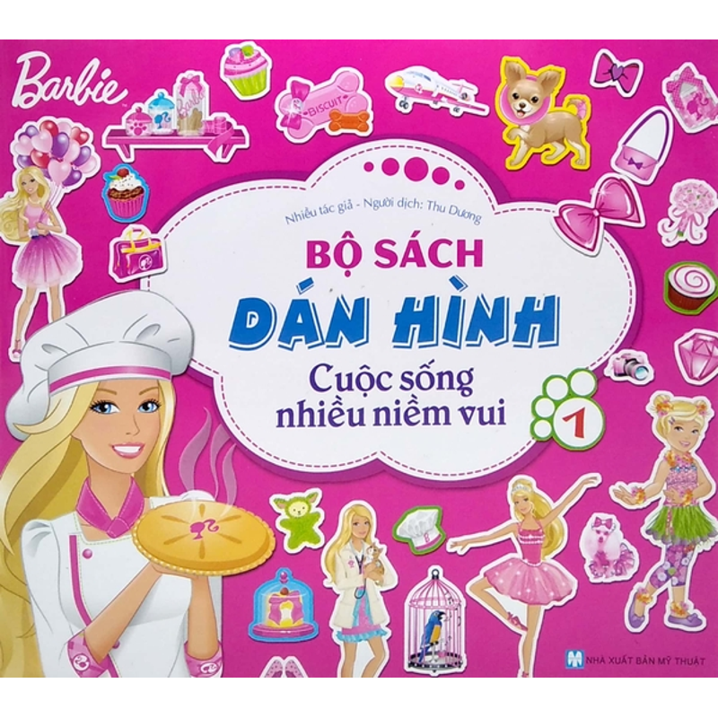 Barbie-Bộ Sách Dán Hình-Cuộc Sống Nhiều Biềm Vui T2