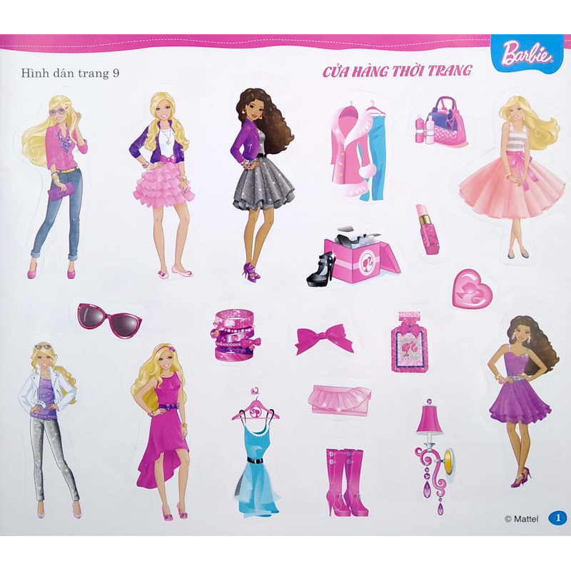 Barbie - Bộ Sách Dán Hình - Cuộc Sống Nhiều Niềm Vui Tập 1