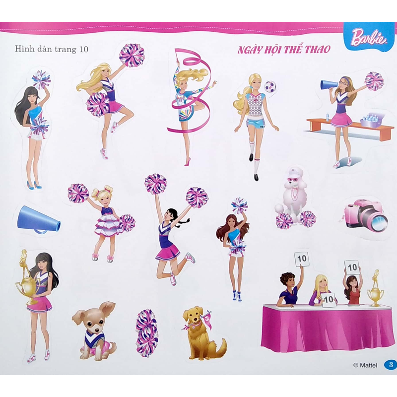 Barbie - Bộ Sách Dán Hình - Cuộc Sống Nhiều Niềm Vui Tập 1