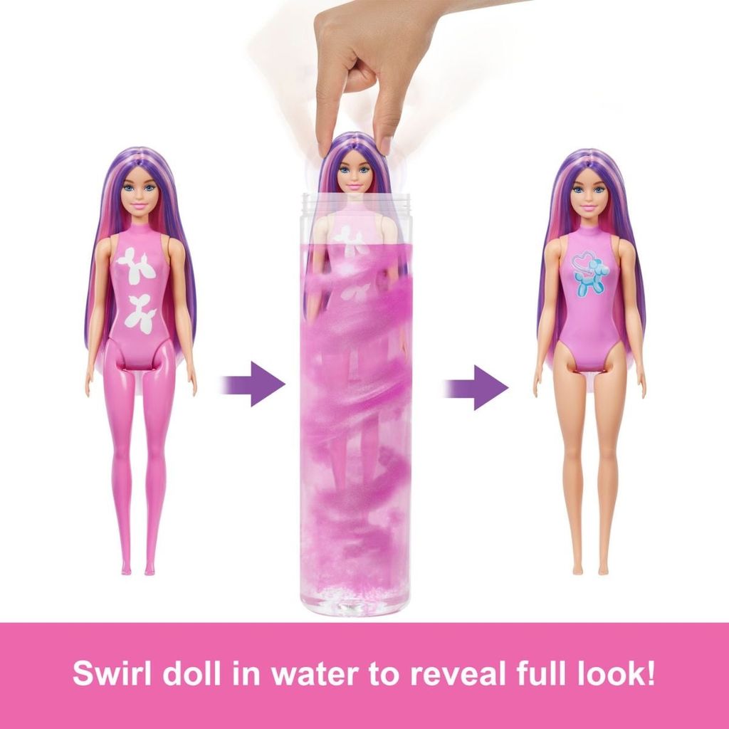 Barbie Búp Bê Barbie Đổi Màu - Phiên Bản Bong Bóng Thú Cưng JFV58 (Giao mẫu ngẫu nhiên)