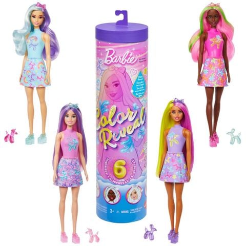 Barbie Búp Bê Barbie Đổi Màu - Phiên Bản Bong Bóng Thú Cưng JFV58 (Giao mẫu ngẫu nhiên)