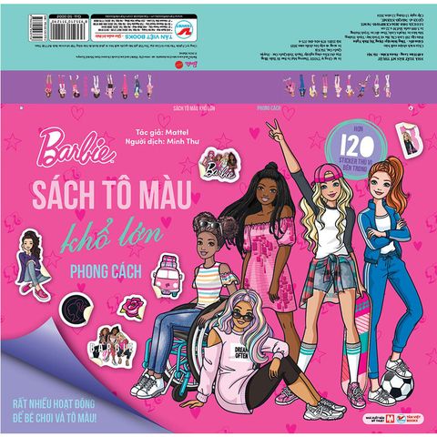 Barbie - Sách Tô Màu Khổ Lớn: Phong Cách