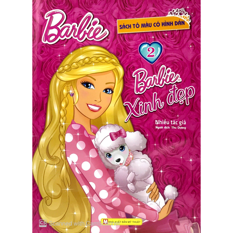 Barbie Xinh Đẹp T2-Sách Tô Màu Có Hình Dán