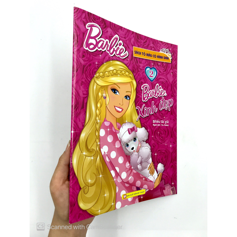 Barbie Xinh Đẹp T2-Sách Tô Màu Có Hình Dán