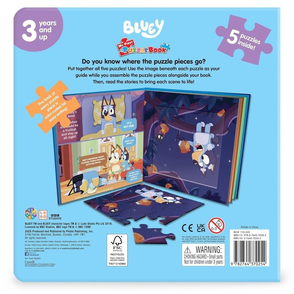 BBC Bluey My First Puzzle Books