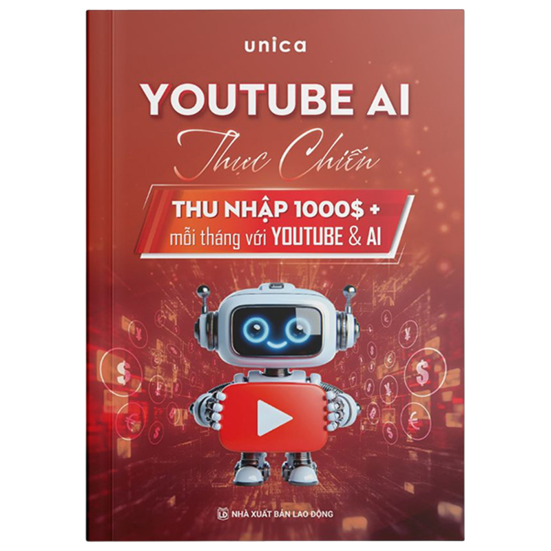 Youtube Ai Thực Chiến - Thu Nhập 1000$ + Mỗi Tháng Với Youtube & Ai