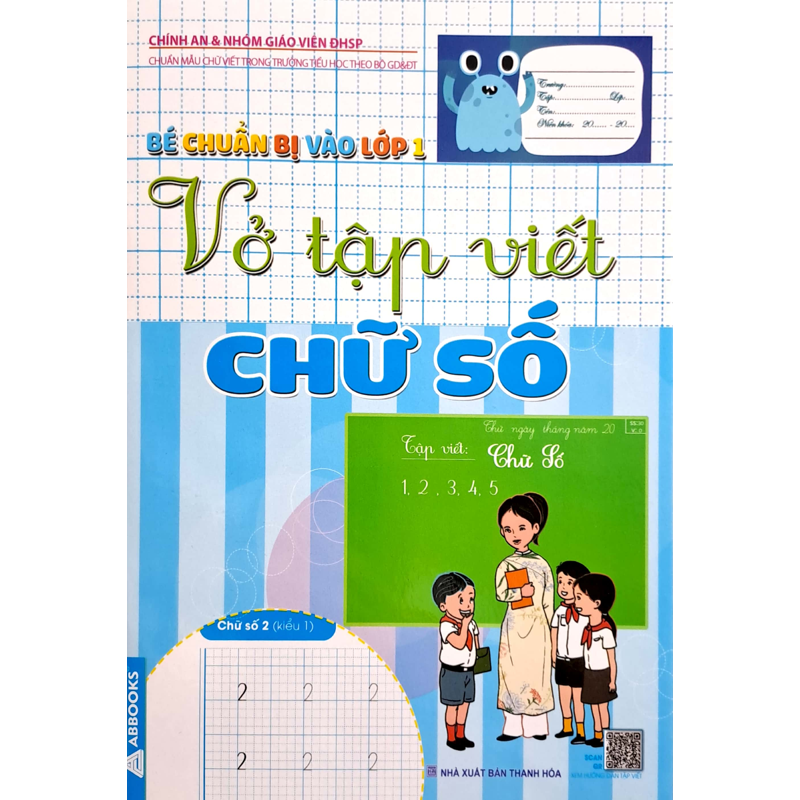 Bé Chuẩn Bị Vào Lớp 1 - Vở Tập Viết Chữ Số