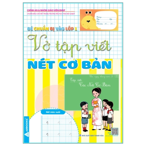 Bé Chuẩn Bị Vào Lớp 1-Vở Tập Viết Nét Cơ Bản