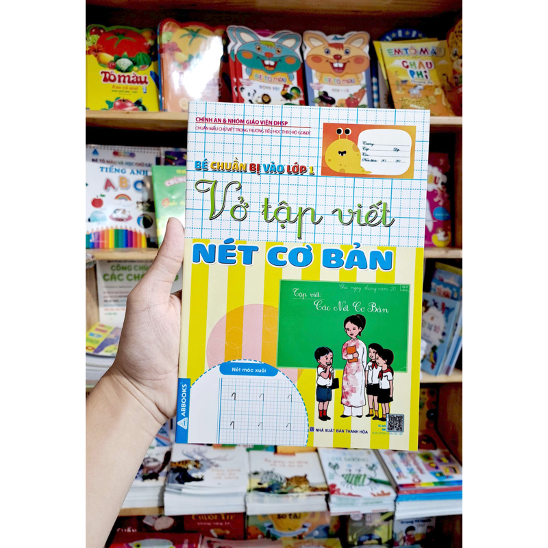 Bé Chuẩn Bị Vào Lớp 1-Vở Tập Viết Nét Cơ Bản