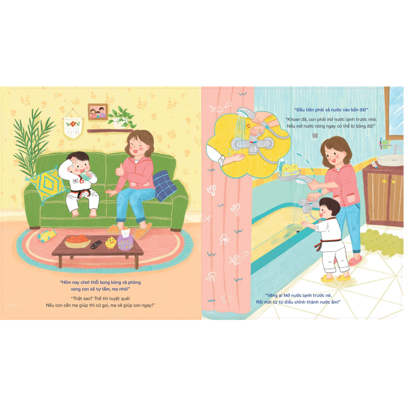 Bé Đã Lớn Khôn - Học Cách Tự Tắm Rửa