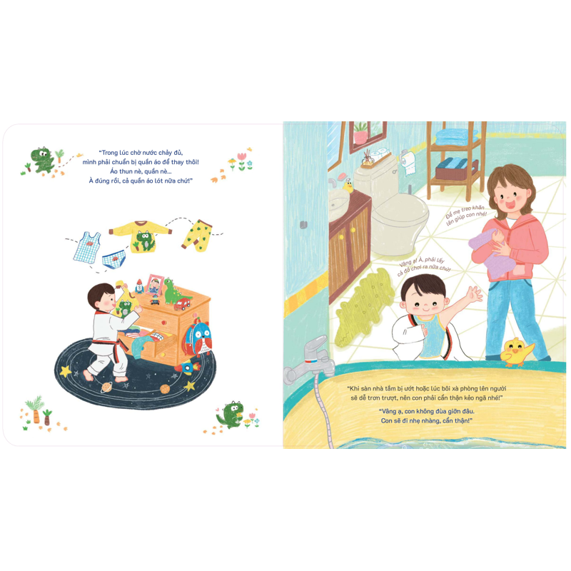 Bé Đã Lớn Khôn - Học Cách Tự Tắm Rửa