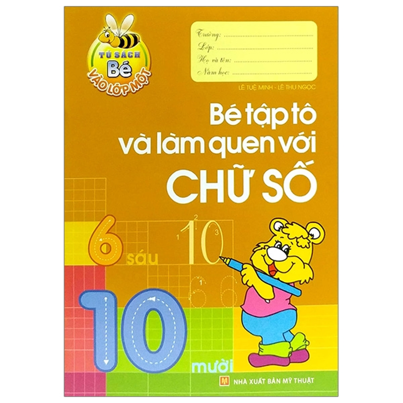 Bé Học Toán 5-6 Tuổi - Tủ Sách Bé Vào Lớp 1