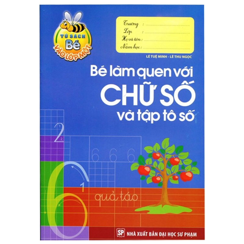 Bé Học Toán 5-6 Tuổi - Tủ Sách Bé Vào Lớp 1