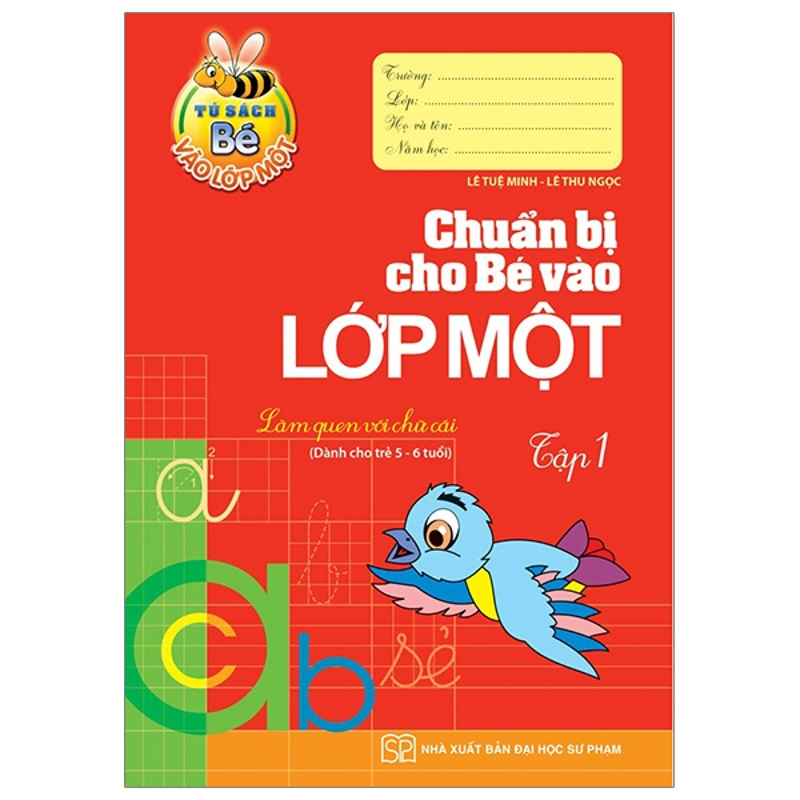Bé Học Toán 5-6 Tuổi - Tủ Sách Bé Vào Lớp 1