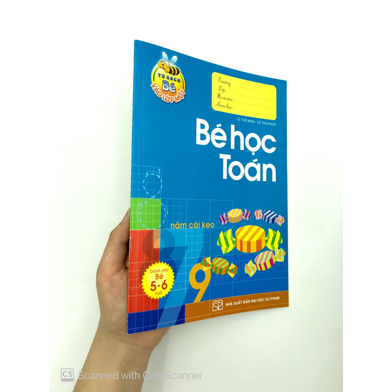 Bé Học Toán 5-6 Tuổi - Tủ Sách Bé Vào Lớp 1